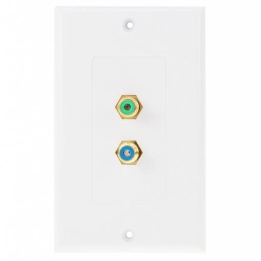 Foto - Conector RCA panou - 2x feminin