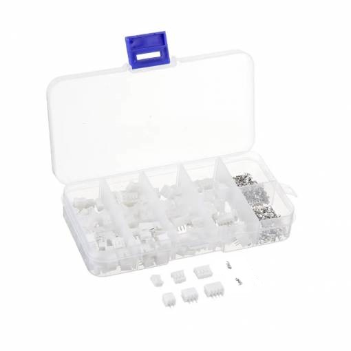 Foto - Set de conectori JST femelă + masculin 2, 3, 4Pin 2,54 mm