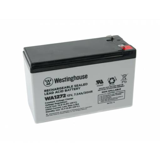 Foto - Acumulator cu plumb Westinghouse WA1272 12V/7,2Ah F1