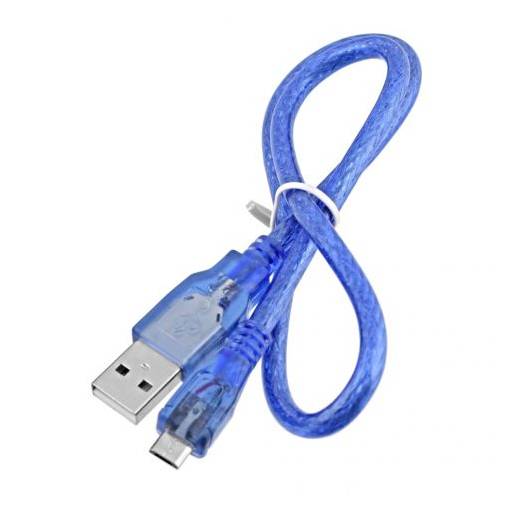 Foto - Cablu Micro USB 2.0A, 50 cm - Albastru