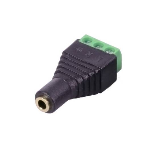 Foto - Adaptor jack 3.5 mm la terminal - Feminin