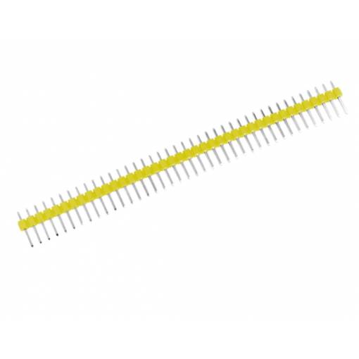 Foto - Conector DuPont drept - 40Pin, masculin galben