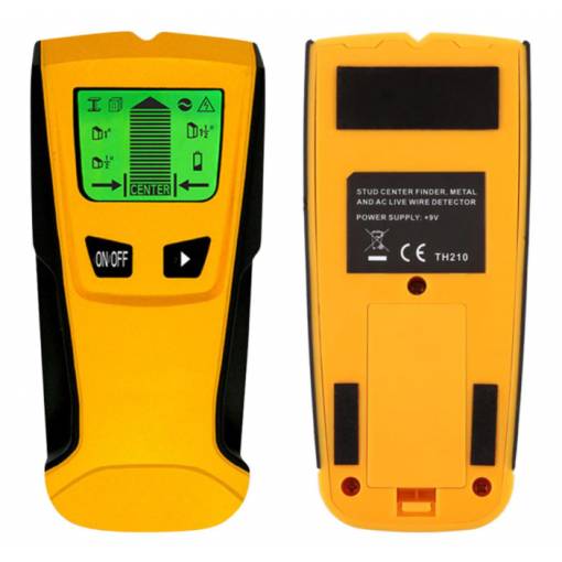 Foto - Detector digital de metale, lemn și cabluri sub tensiune - TH210