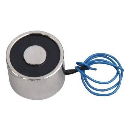 Foto - Electromagnet de atragere cu magnet permanent - 12V, 1kg/10N - 12 x 12 mm