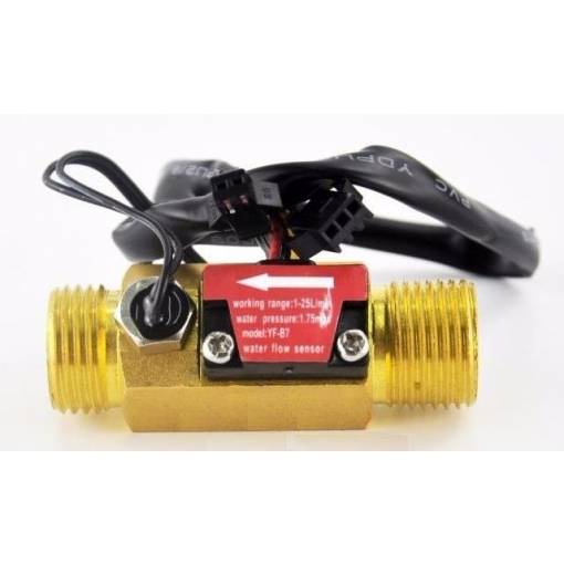 Foto - Fluxmetru din cu termistor YF-B7 M8 1-25L/min 5-15V