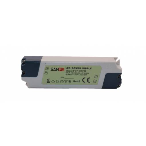 Foto - Surse 12V 0.58A 7W comutabil SANPU PC7-W1V12