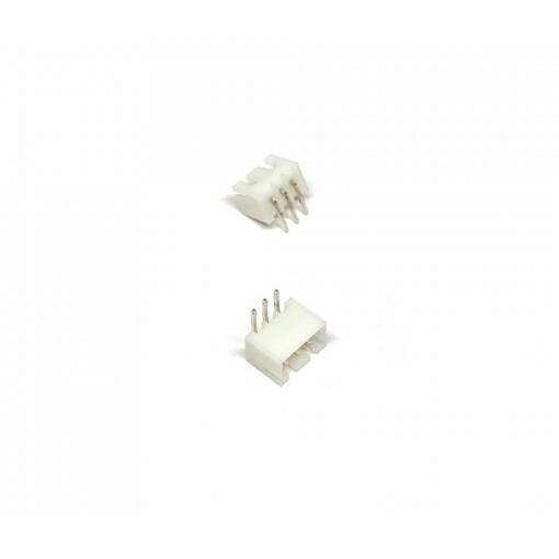 Foto - Conector JST XH 2,54 mm 3-Pin pentru PCB - Unghi drept