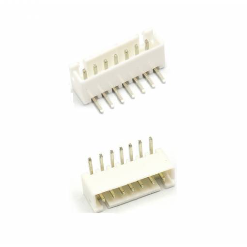 Foto - Conector JST XH 2,54 mm 7-Pin pentru PCB - Unghi drept