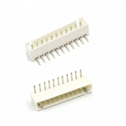 Foto - Conector JST XH 2,54 mm 11-Pin pentru PCB - Unghi drept