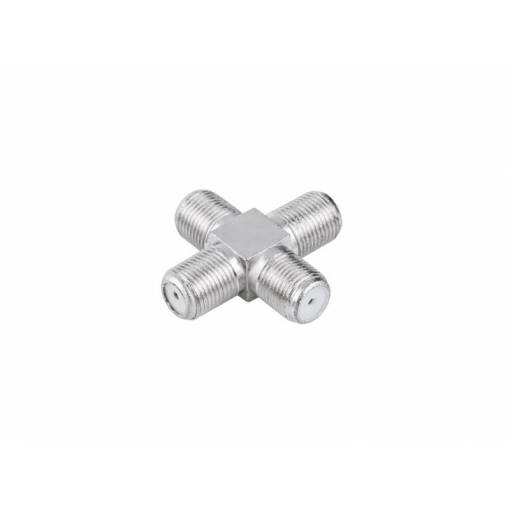 Foto - Conector 4 ramificat "F" 4GN - Metal