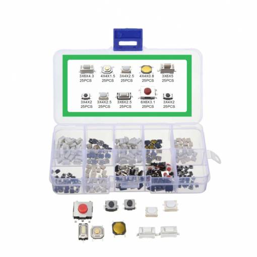 Foto - Set de microswitch-uri - 250 bucăți